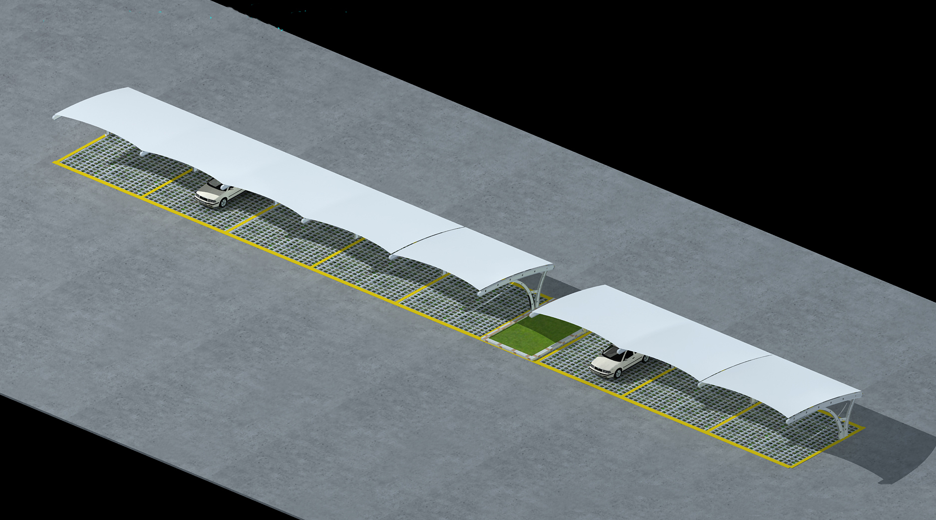 中國(guó)電信培訓(xùn)基地車棚